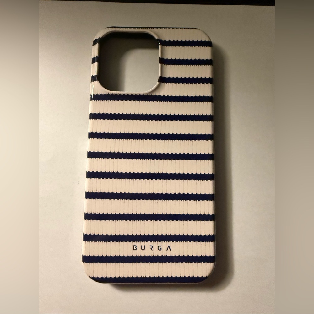 Burga Striped Phone Case 14 pro max